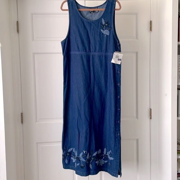 Erika Dresses & Skirts - NWT! Denim maxi dress, women medium